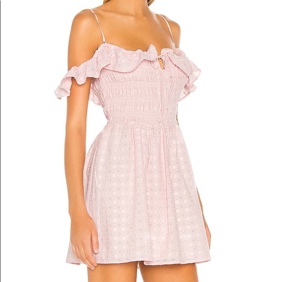 MAJORELLE Nelvin Mini Dress in Baby Pink - Picture 9 of 16